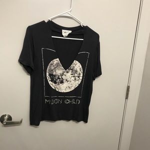 Moon Child V-Neck Tee